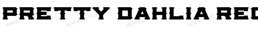 Pretty Dahlia Regula字体转换